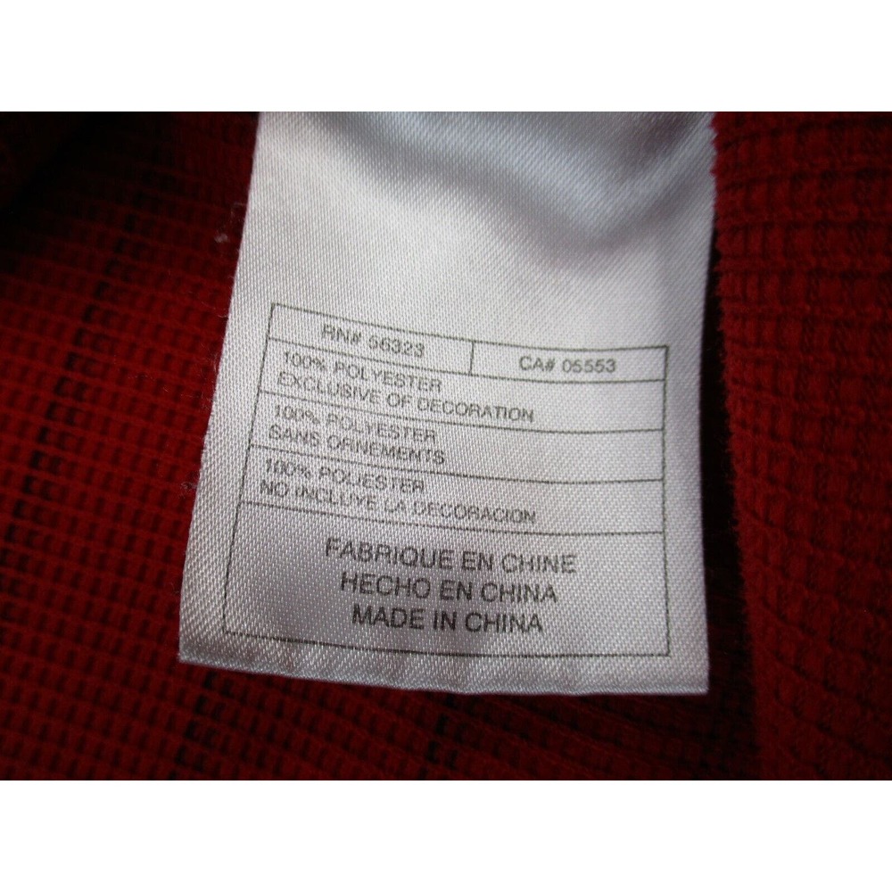 Nike Polo Shirt Mens XL Red Striped Short‎ Sleeve Performance Activewear Golf - Picture 6 of 12